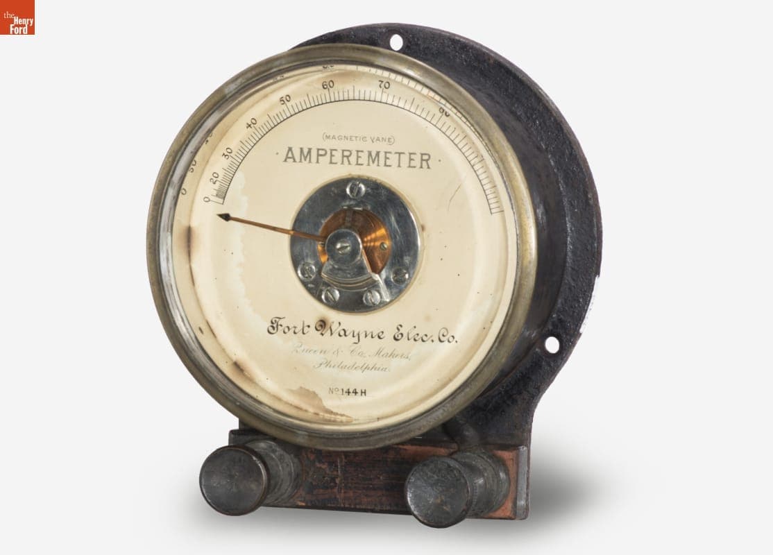 Queen & Company Magnetic Vane Ammeter, 1894-1899