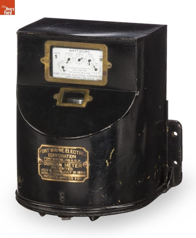 Fort Wayne Duncan Wattmeter, 1896-1899