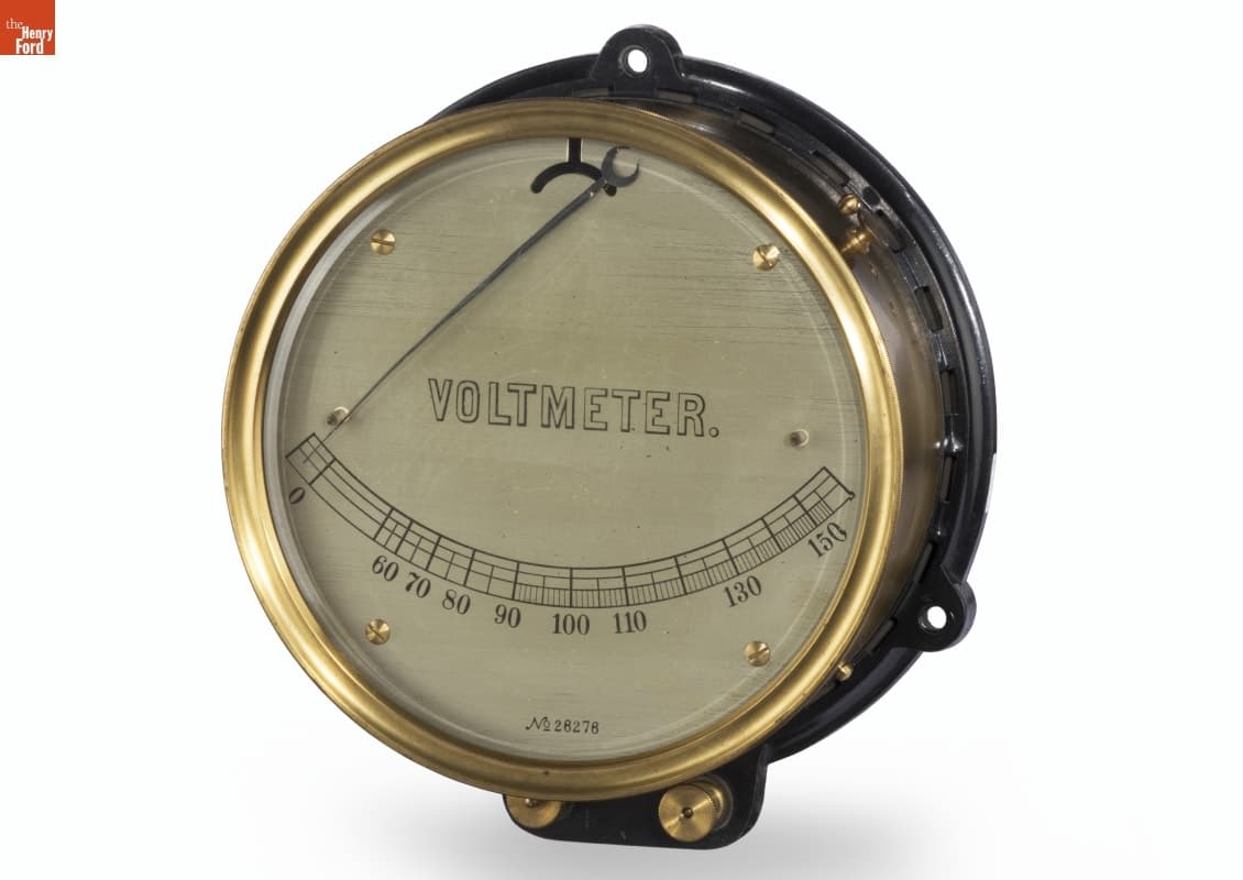 Syracuse Electric Instrument Company Voltmeter, circa 1895