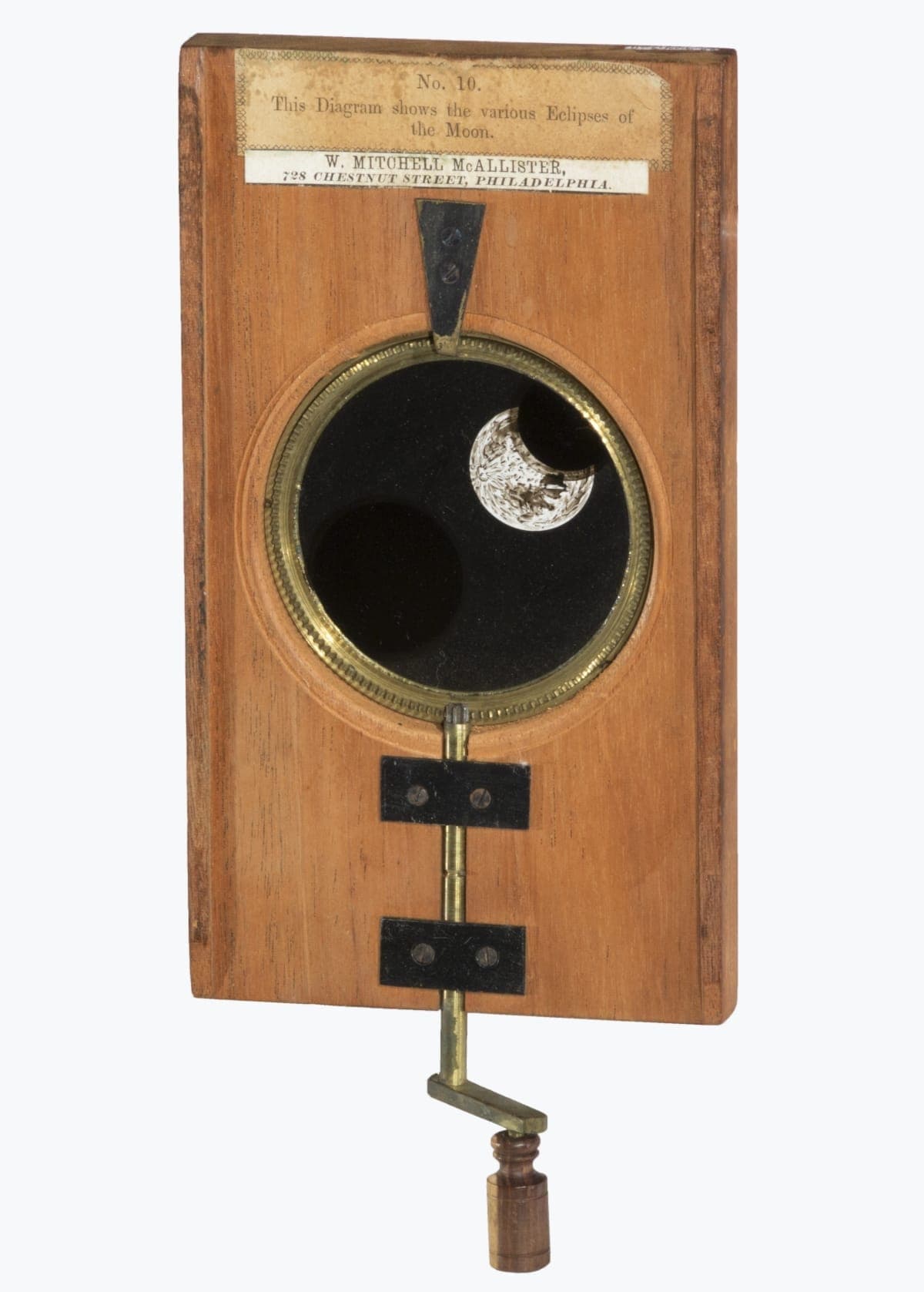 Lantern Slide, Lunar Eclipses, 1872-1900