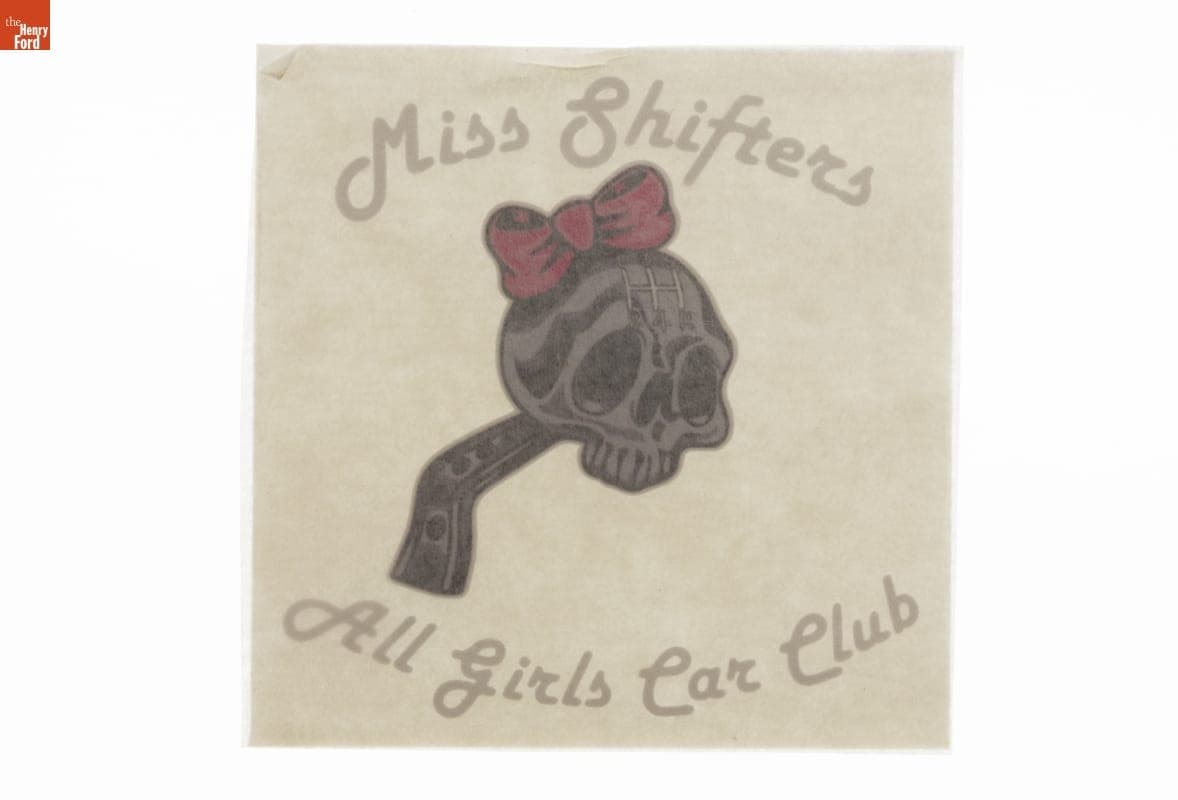 Window Decal, "Miss Shifters All Girls Car Club," 2017