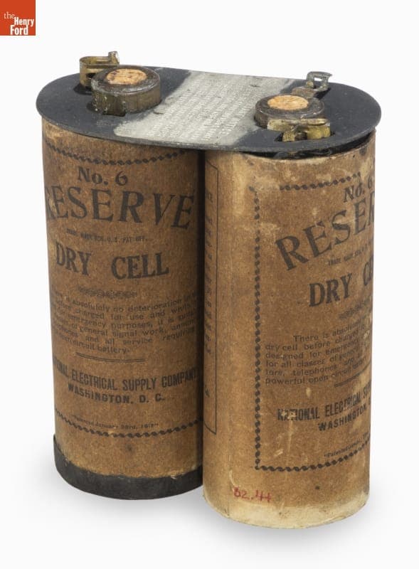 National Electric Supply Co. No. 6 Dry Cell Battery, 1918