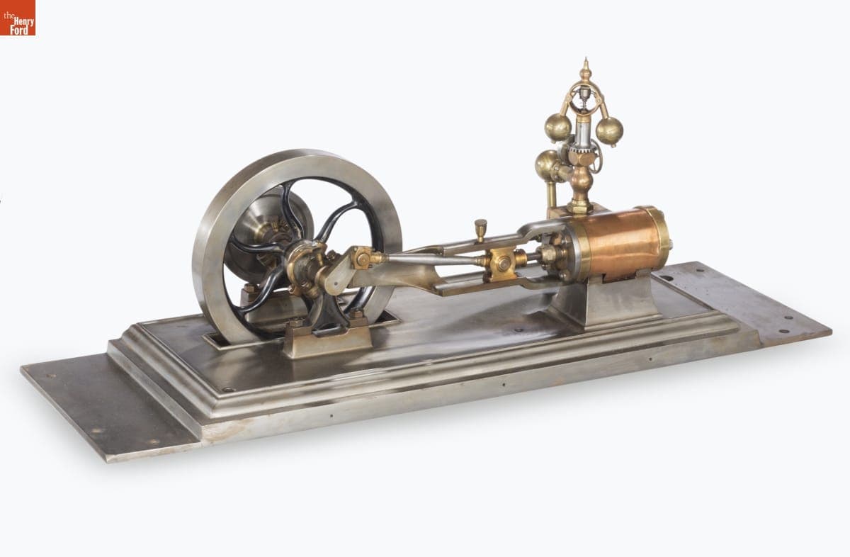 Steam Engine Used on Popcorn Wagon, 1910-1920