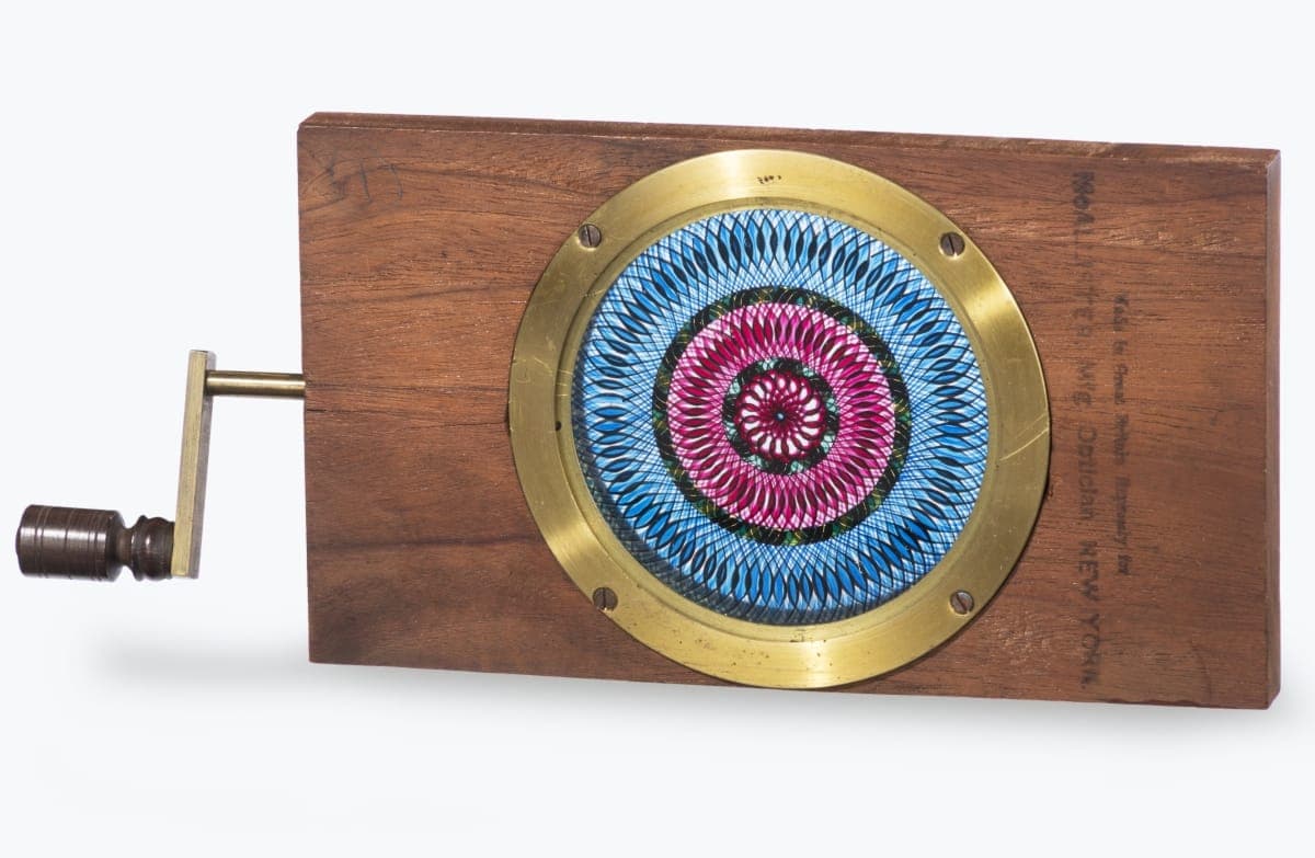 T.H. McAllister Chromatrope Magic Lantern Slide, 1860-1900