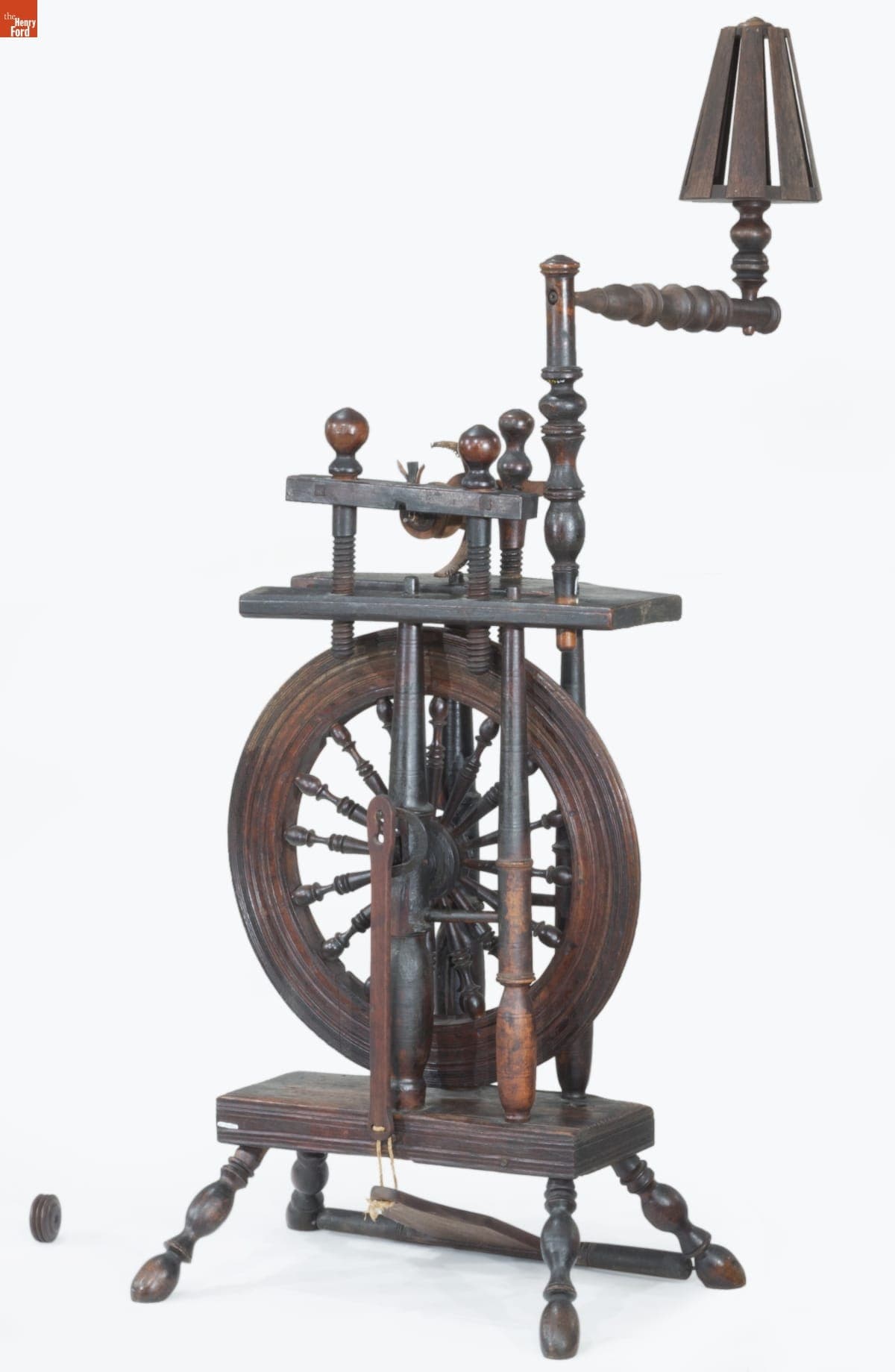 Flax Wheel, Made by John Montgomery, 1780-1820