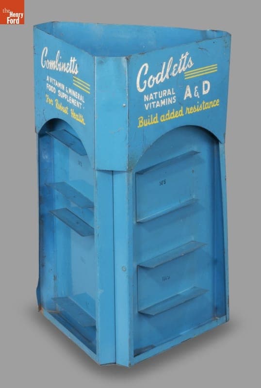 Godletts Vitamin Display Rack