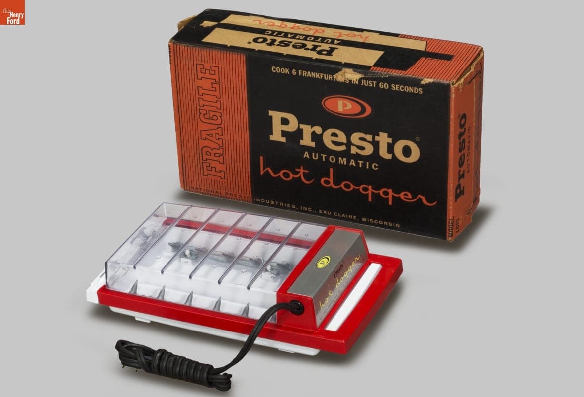 Presto Automatic Hot Dogger Electric Hot Dog Cooker, 1962-1977