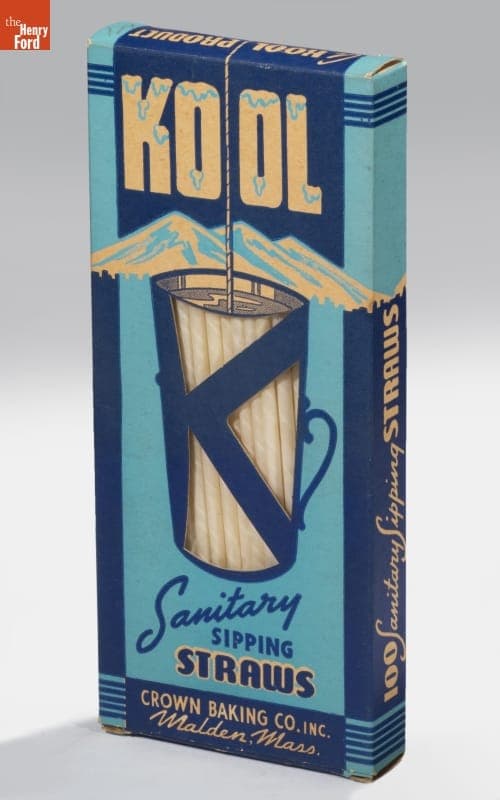 Kool Sanitary Sipping Straws, circa 1950