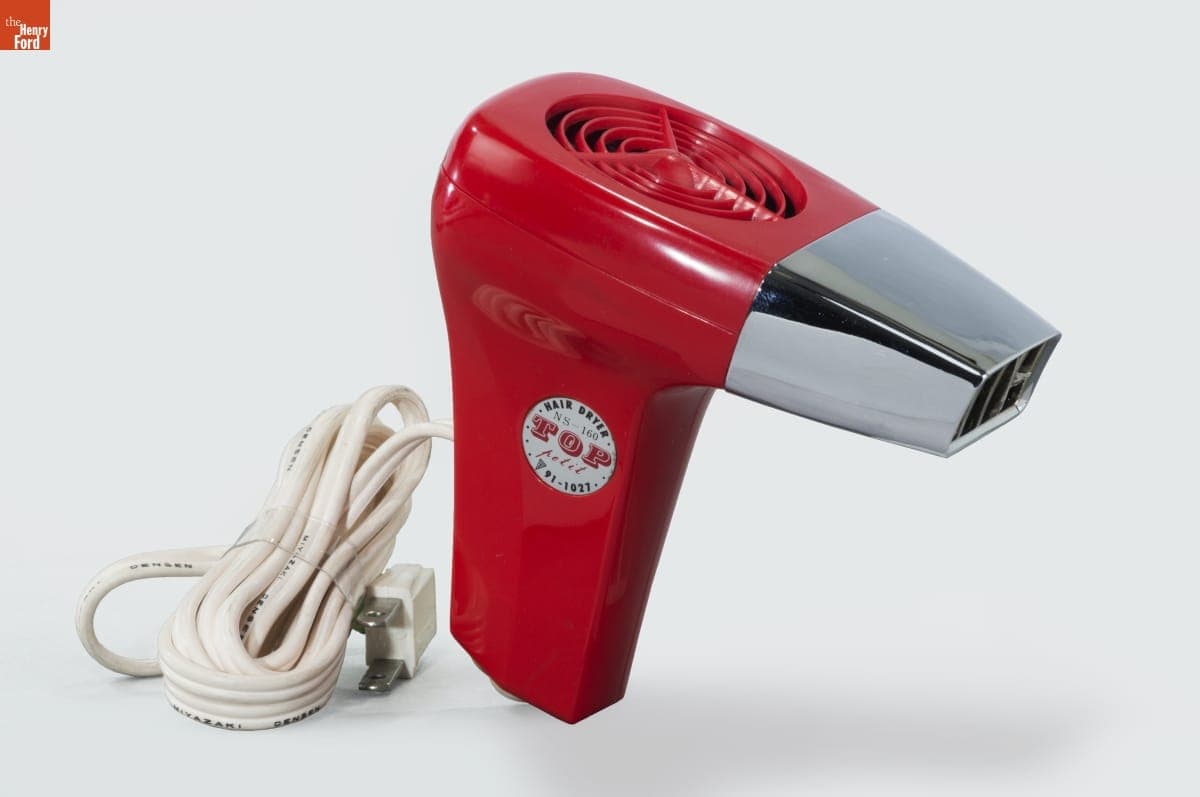 Travel Hair Dryer with Case, 1960-1970