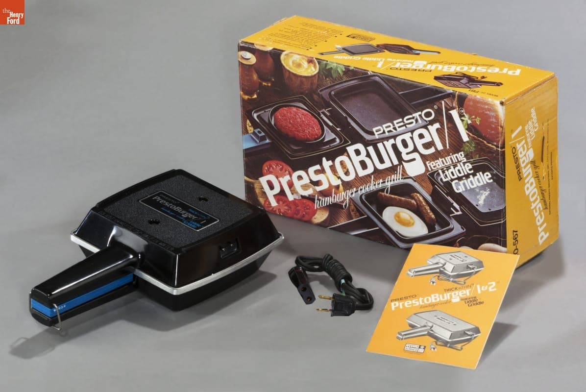 PrestoBurger 1 Electric Grill and Griddle, 1975-1980