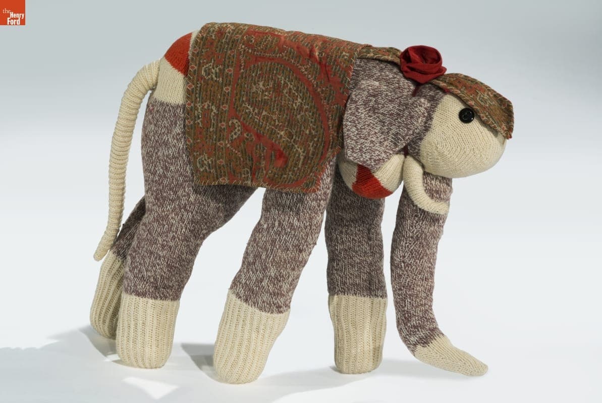 Sock Elephant Toy, 1965-1975