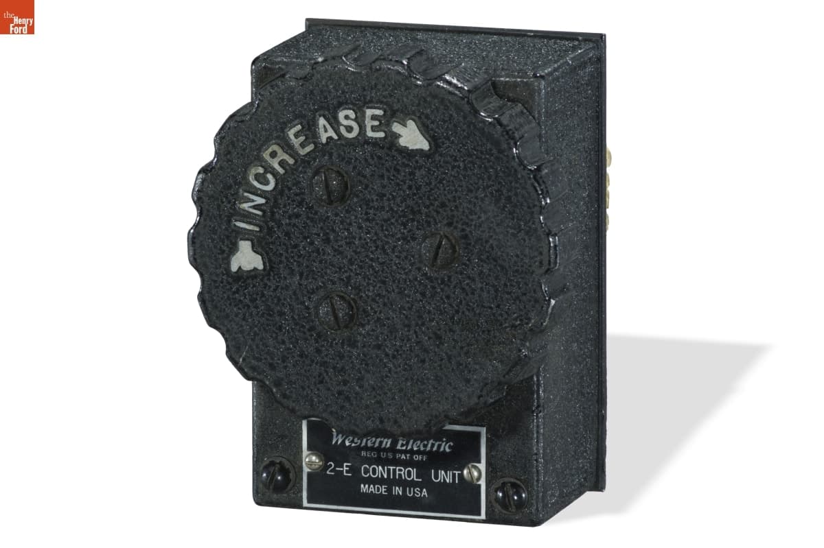 Western Electric Model 2-E Control Unit, 1930-1939