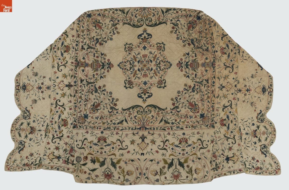 Wholecloth Quilt, 1700-1750