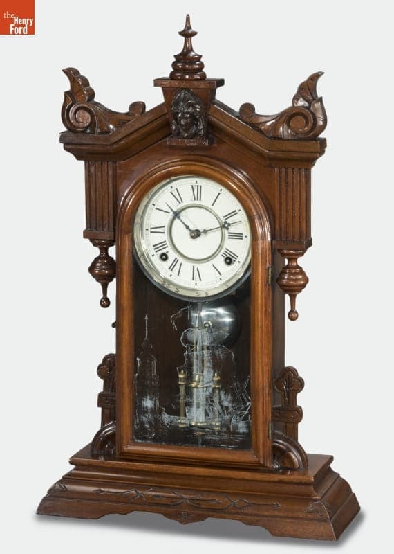 William L. Gilbert Clock Company Shelf Clock, 1871-1900