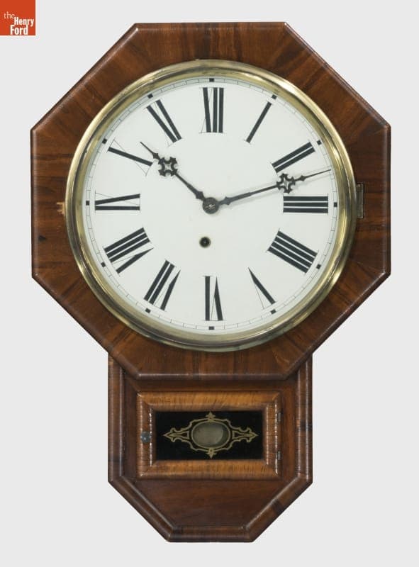 Waterbury Clock Company Wall Clock, circa 1890