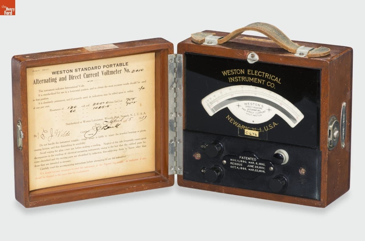 Weston Voltmeter, 1913