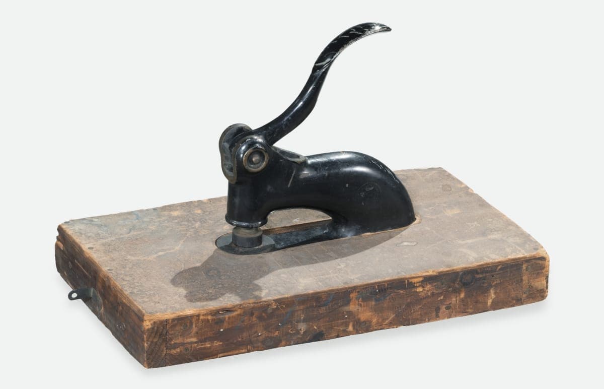 Detroit Rubber Stamp Co, Embossing Press, Used by Detroit Publishing Co., 1914-1924