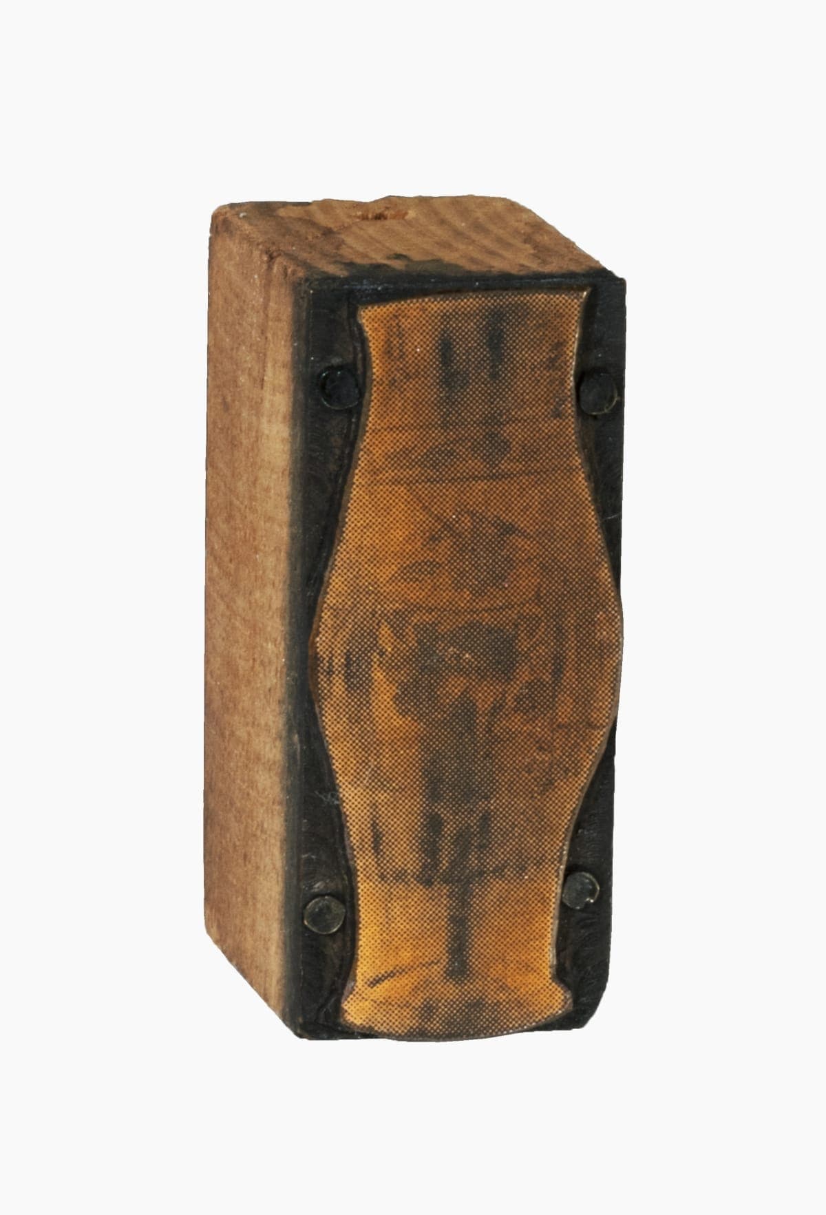 Printing Plate with Image of a Candle Lamp