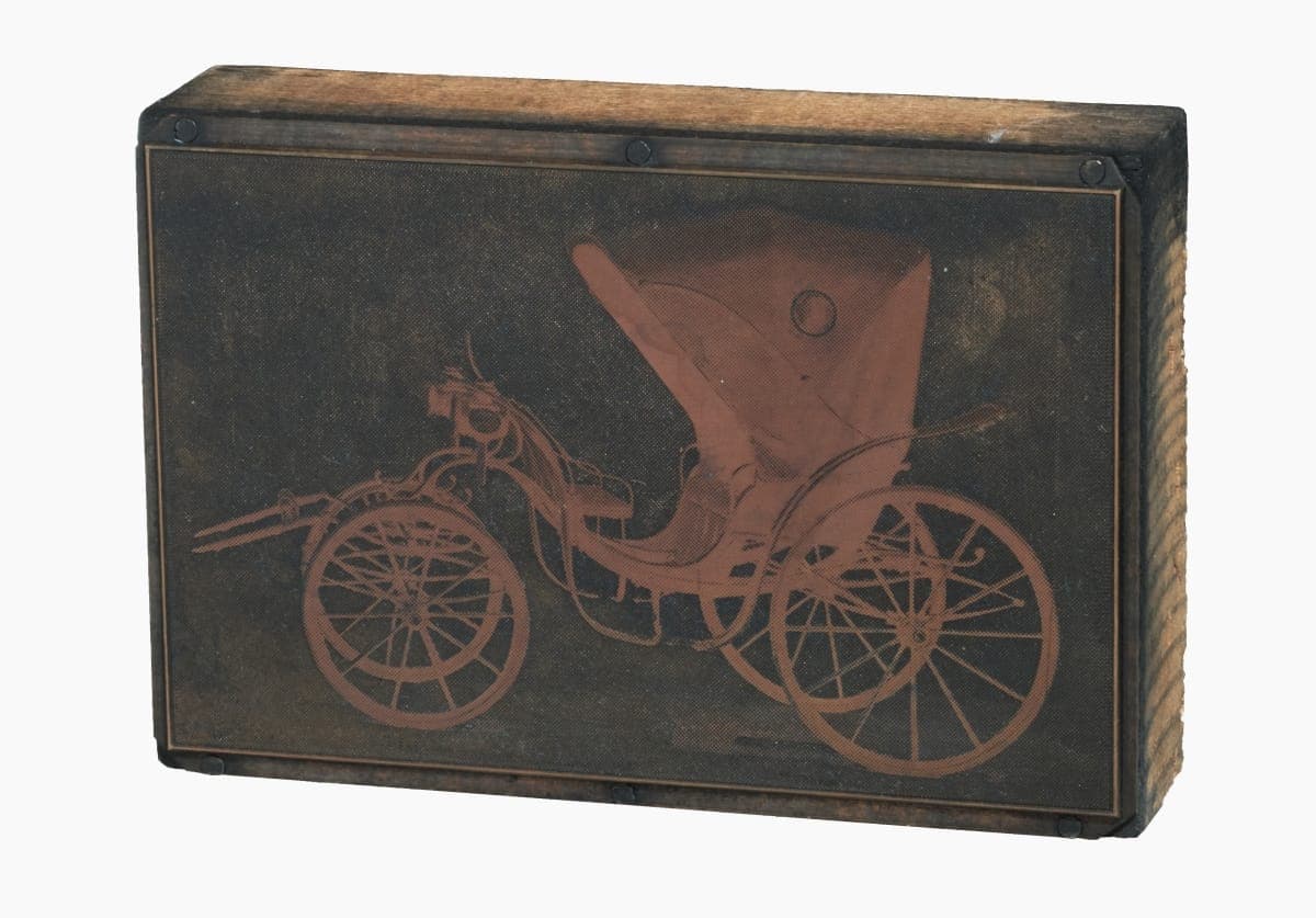 Printing Plate with Image of a Phaeton