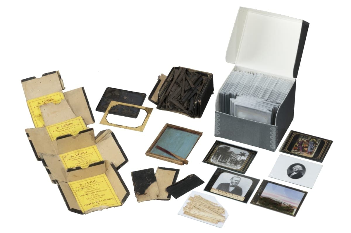 Lot of Lantern Slides, 1900-1902