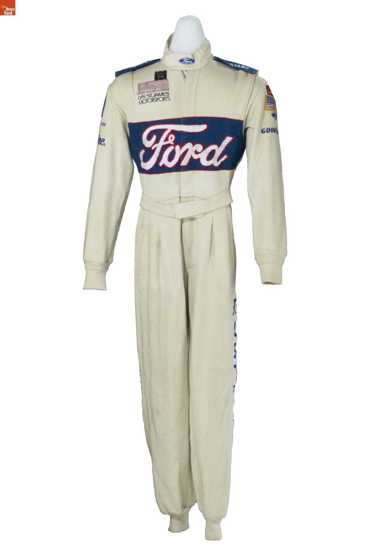 Racing Suit Worn by Lyn St. James While Competing in Sports Car Club of America Events, circa 1985