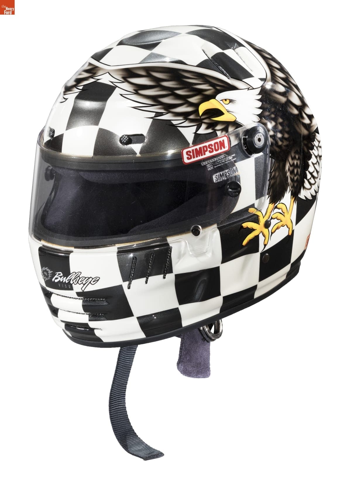 "Eagle" Racing Helmet Worn by Lyn St. James While Competing in the Indy Racing League Series, 1996-2000