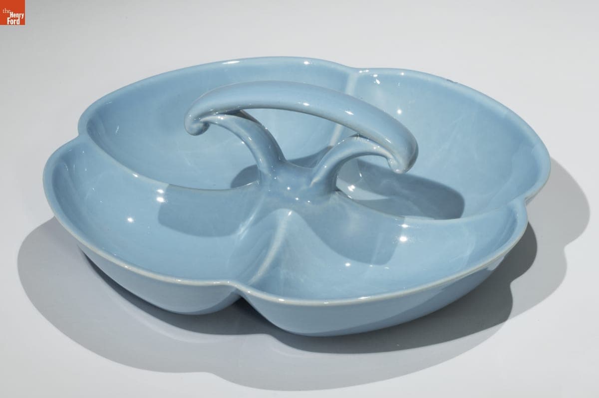 Taylor, Smith & Taylor Company "Lu-Ray Pastels" Serving Dish, 1940