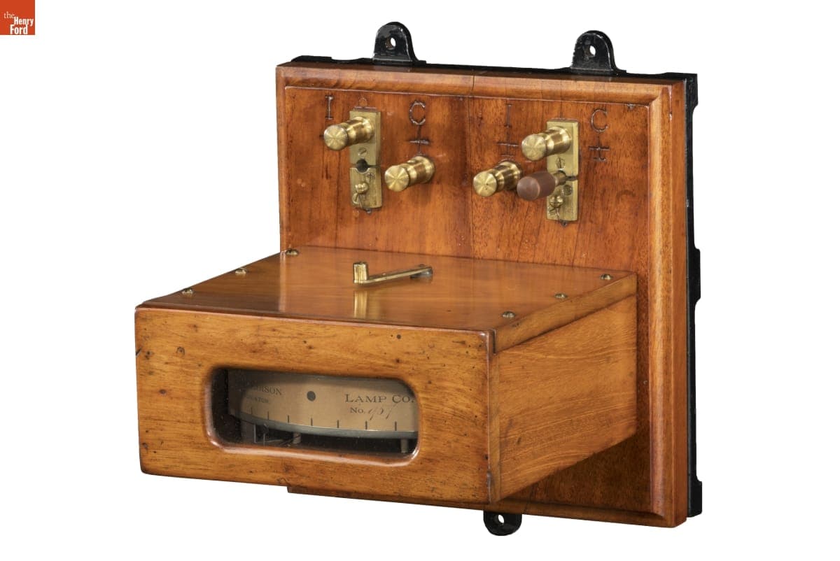 Edison Lamp Company Indicator, 1886-1889