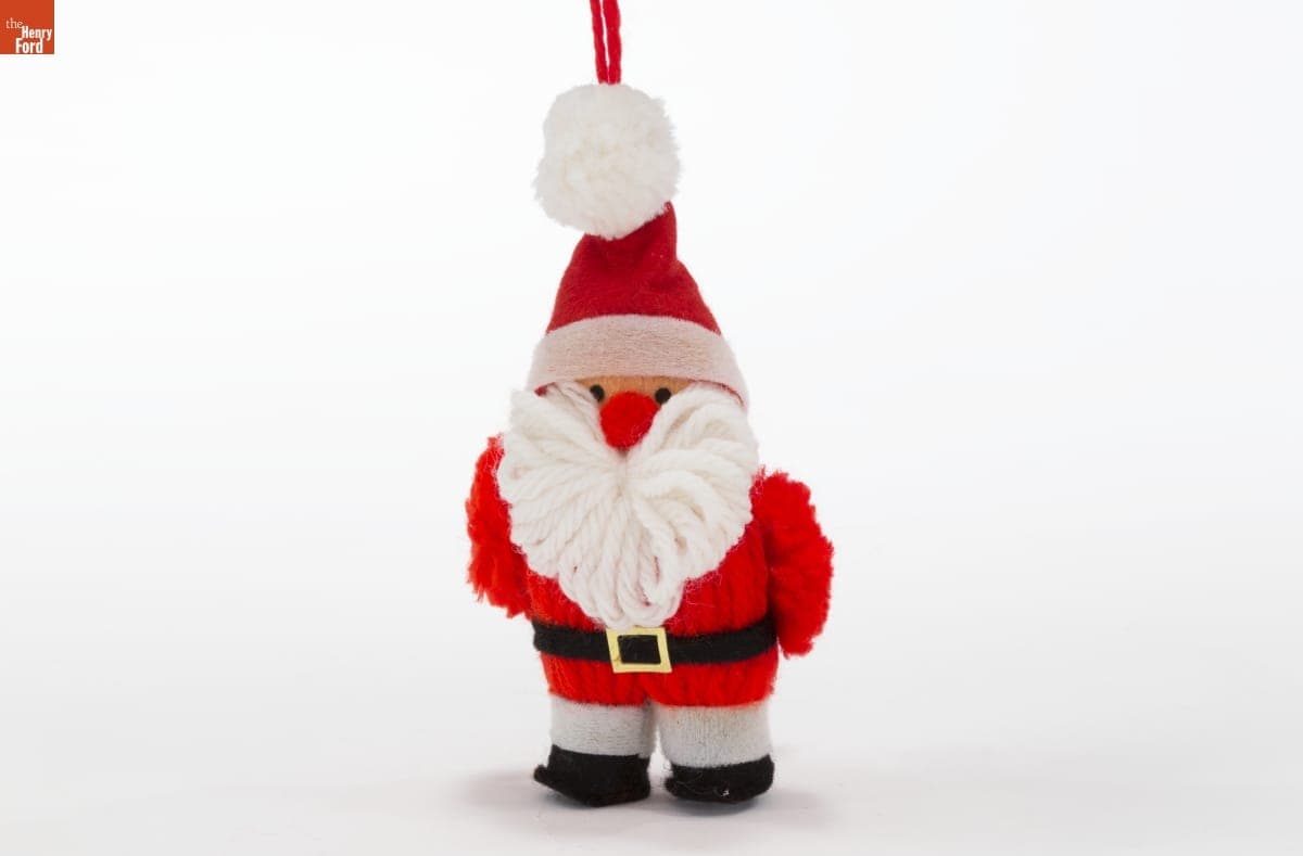 Hallmark "Yarn Ornament: Santa" Christmas Ornament, 1976
