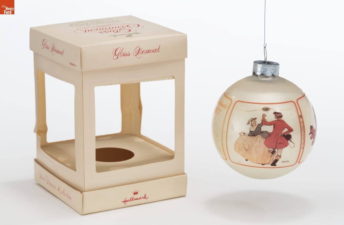 Hallmark "Norman Rockwell" Christmas Ornament, 1977