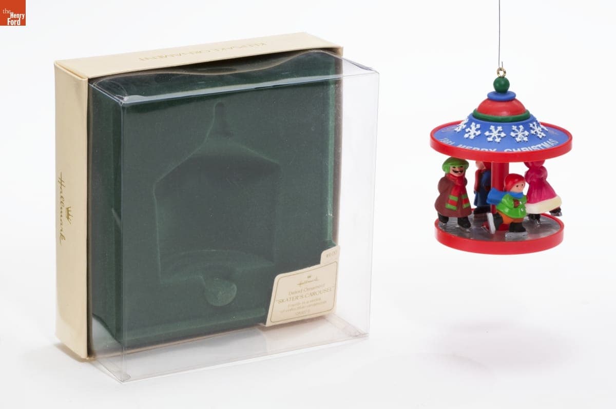 Hallmark "Carousel Series: Skaters Carousel" Christmas Ornament, 1981