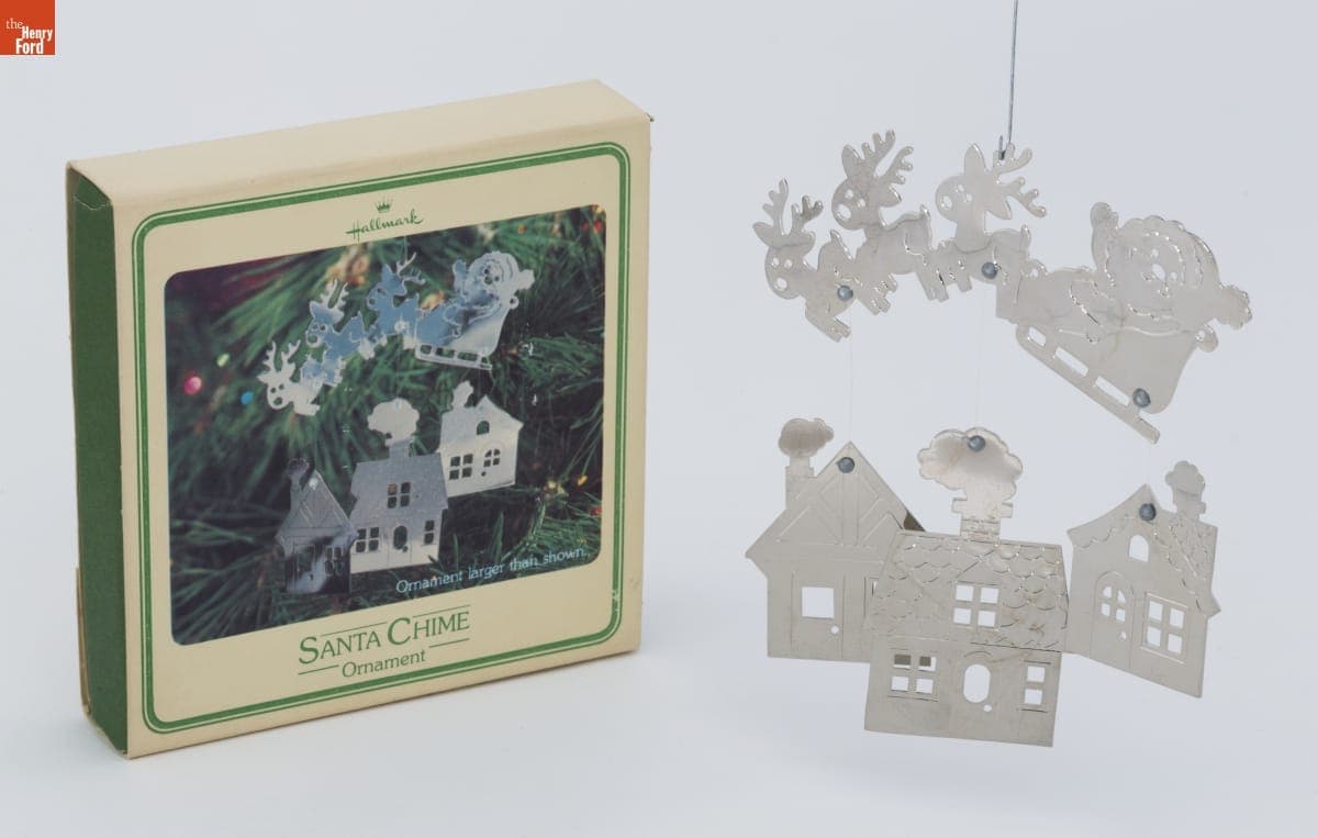 Hallmark "Holiday Chimes: Santa Chime" Christmas Ornament, 1980