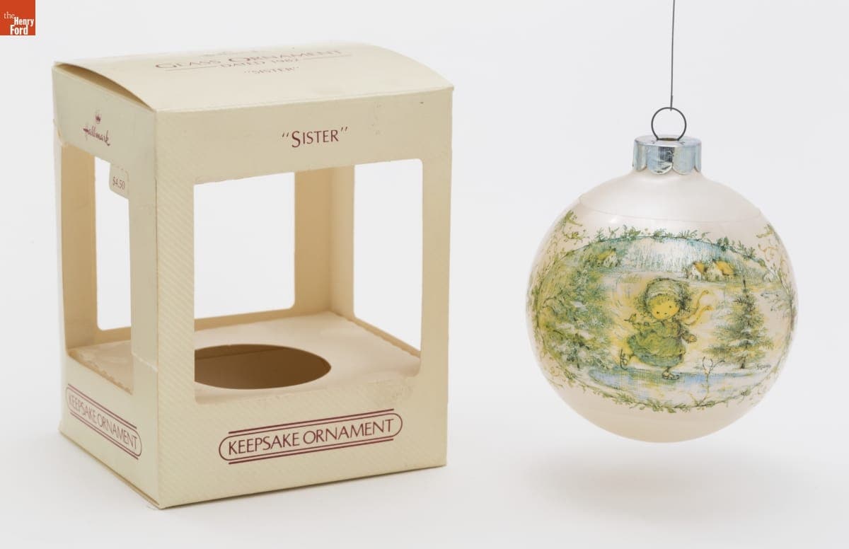 Hallmark "Sister" Christmas Ornament, 1982