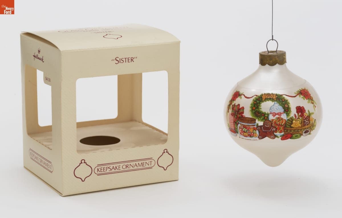 Hallmark "Sister" Christmas Ornament, 1983