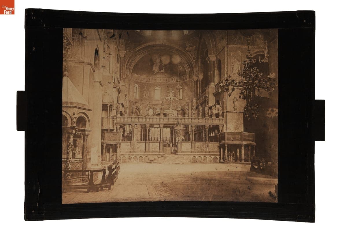 Megalethoscope Slide, "St. Mark's Church"