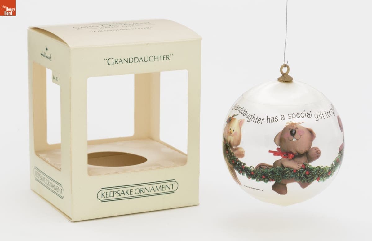 Hallmark "Granddaughter" Christmas Ornament, 1982