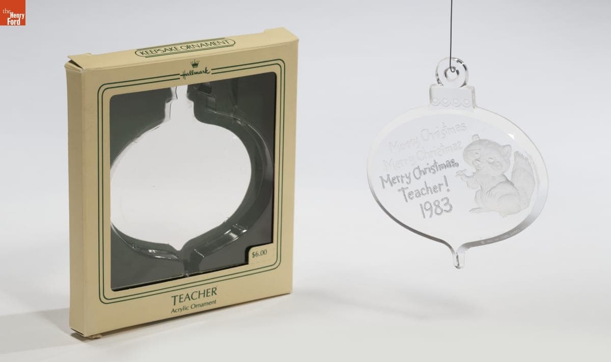 Hallmark "Teacher" Christmas Ornament, 1983