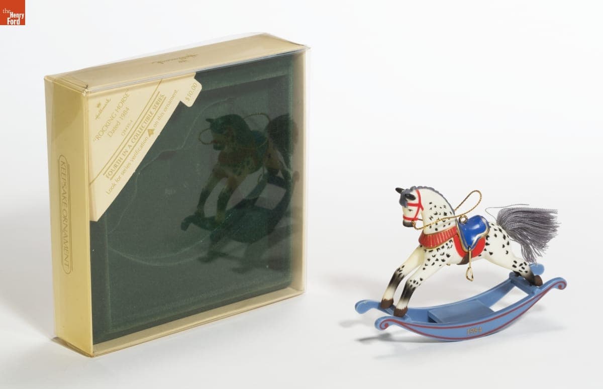Hallmark "Rocking Horse Series" Christmas Ornament, 1984