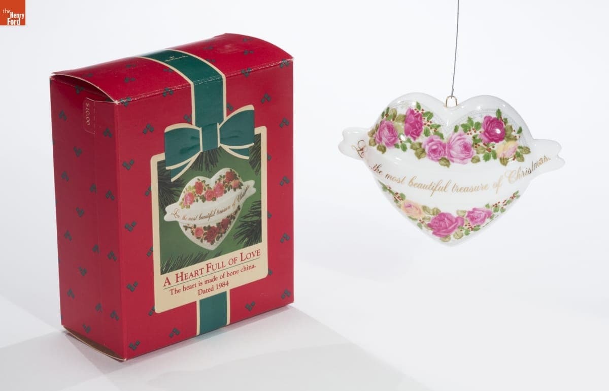 Hallmark "Heartful of Love" Christmas Ornament, 1984