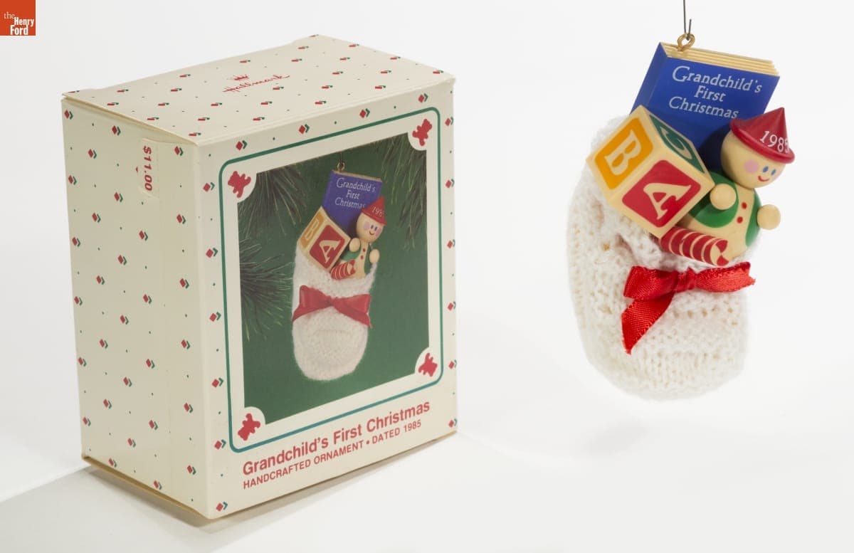 Hallmark "Grandchild's First Christmas" Christmas Ornament, 1985