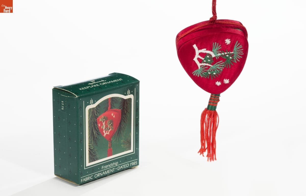 Hallmark "Friendship" Christmas Ornament, 1985