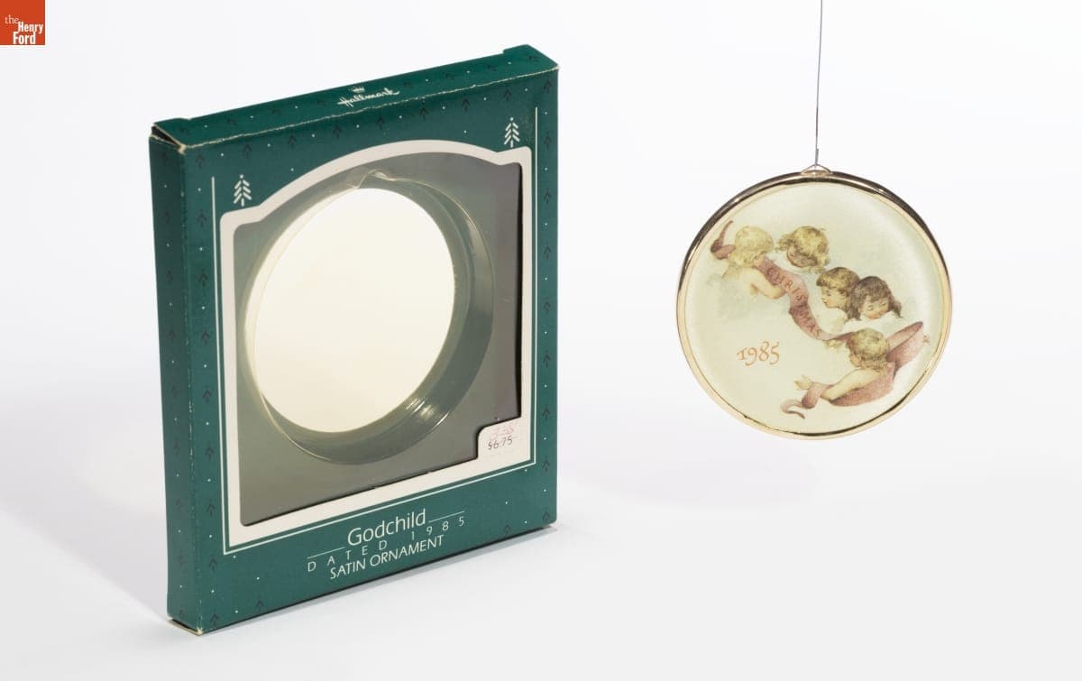 Hallmark "Godchild" Christmas Ornament, 1985