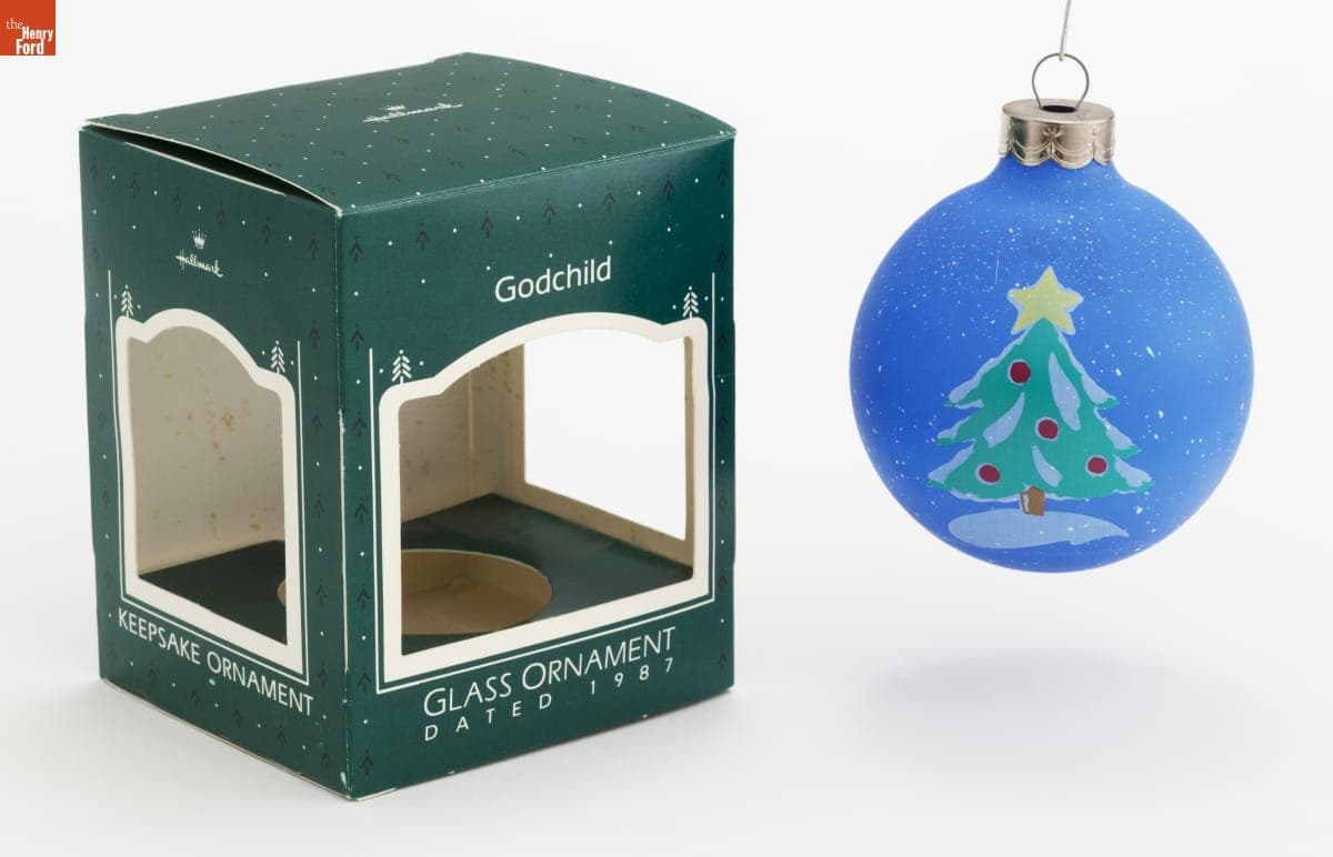 Hallmark "Godchild" Christmas Ornament, 1987
