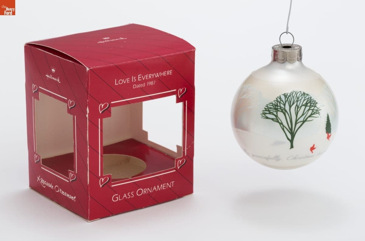 Hallmark "Love Is Everywhere" Christmas Ornament, 1987