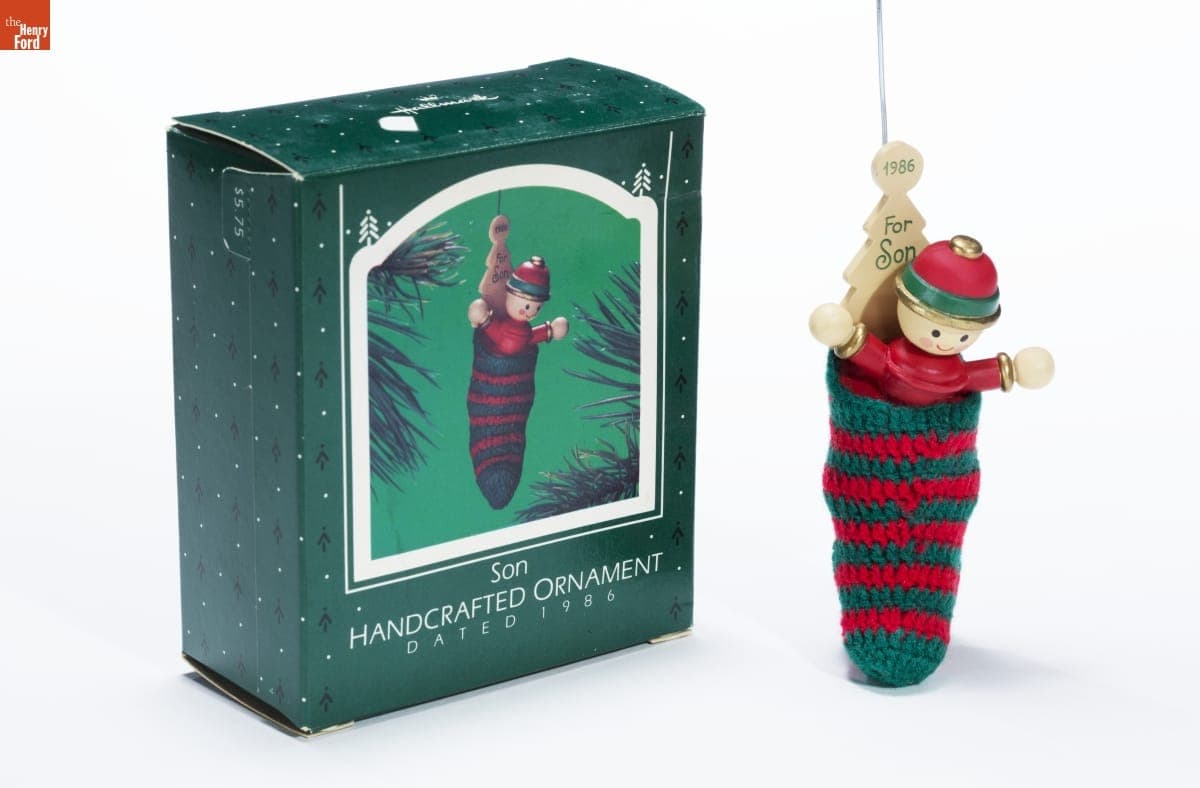 Hallmark "Son" Christmas Ornament, 1986