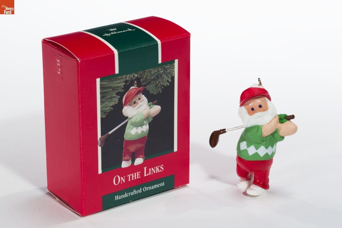 Hallmark "On the Links" Christmas Ornament, 1989