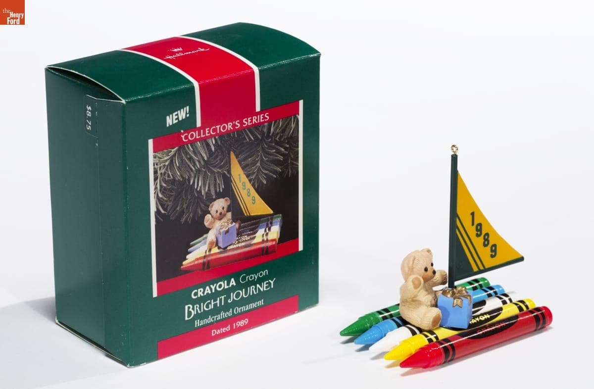 Hallmark "CRAYOLA Crayon Series: Bright Journey" Christmas Ornament, 1989
