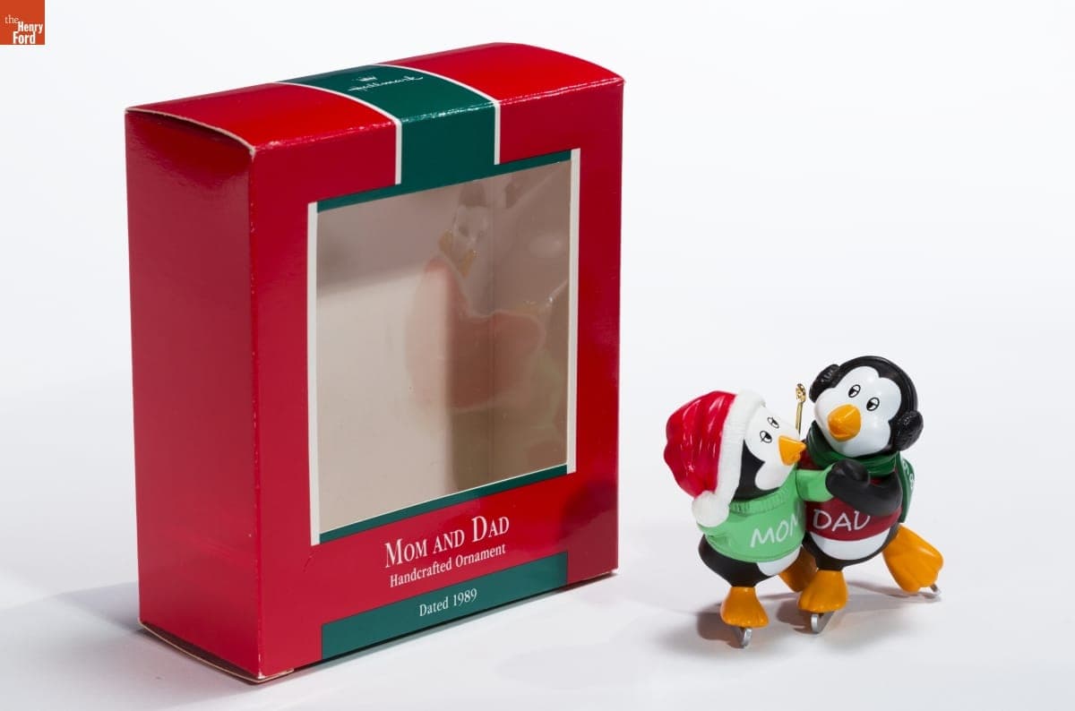 Hallmark "Mom and Dad" Christmas Ornament, 1989