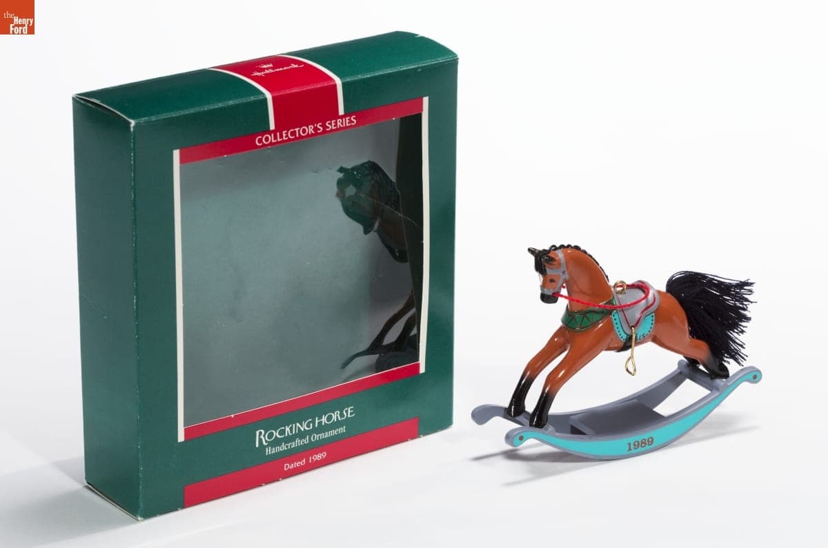 Hallmark "Rocking Horse Series" Christmas Ornament, 1989