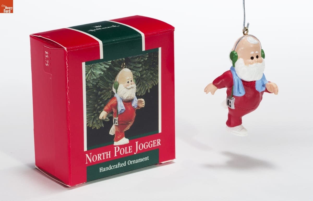 Hallmark "North Pole Jogger" Christmas Ornament, 1989